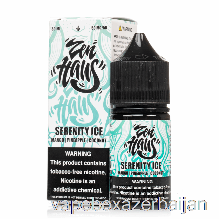 Vape Azerbaijan Serenity ICE - Zen Haus SALTS - 30mL 30mg